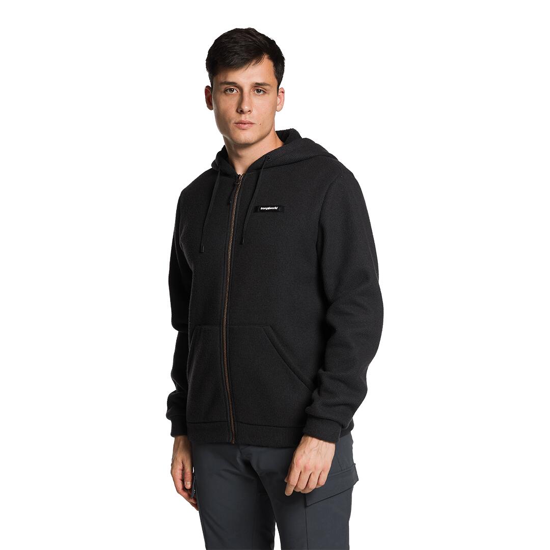 Chaqueta para Hombre Trangoworld Lompoc Negro 3/4