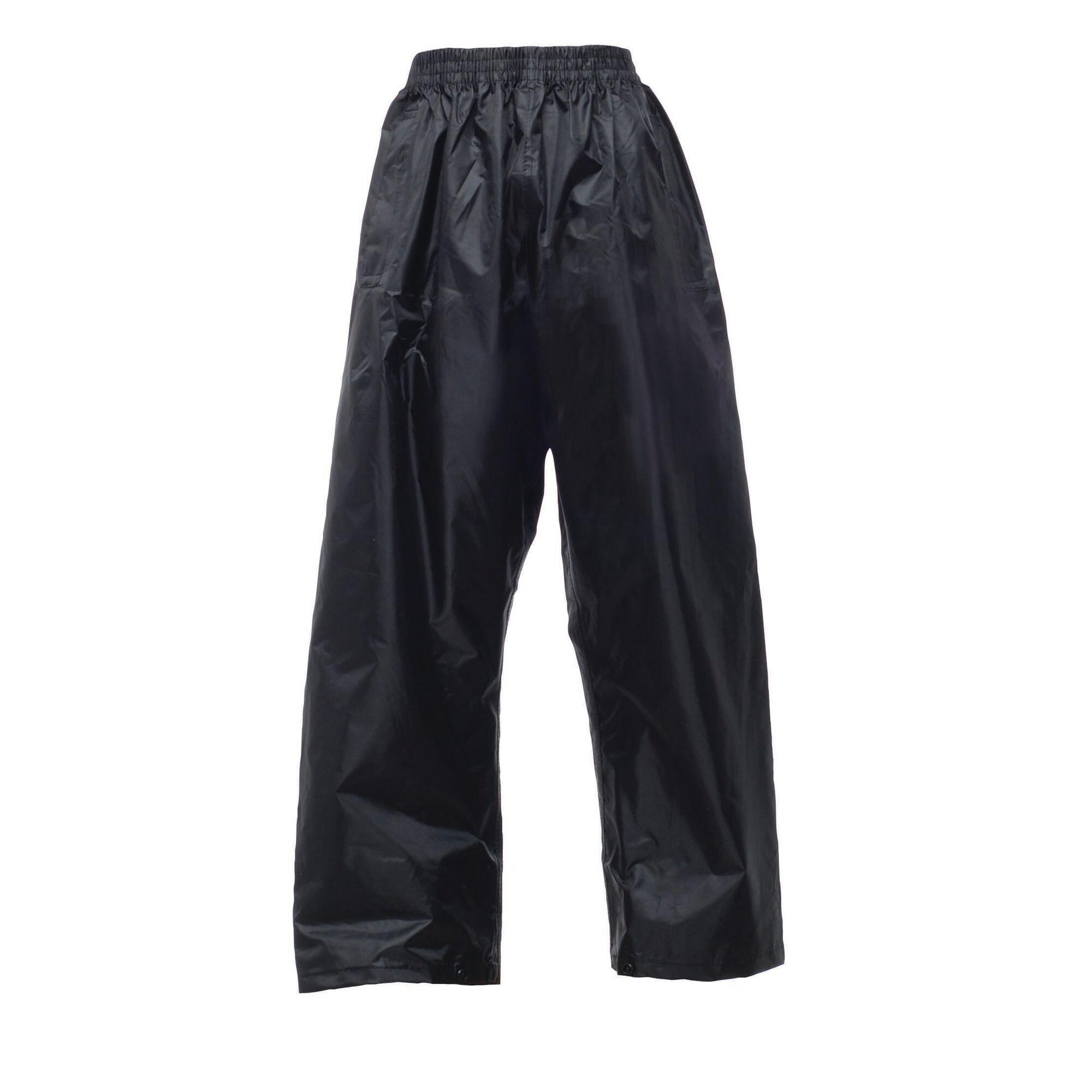 Professional Mens Pro Stormbreaker Waterproof Overtrousers (Black) 2/5