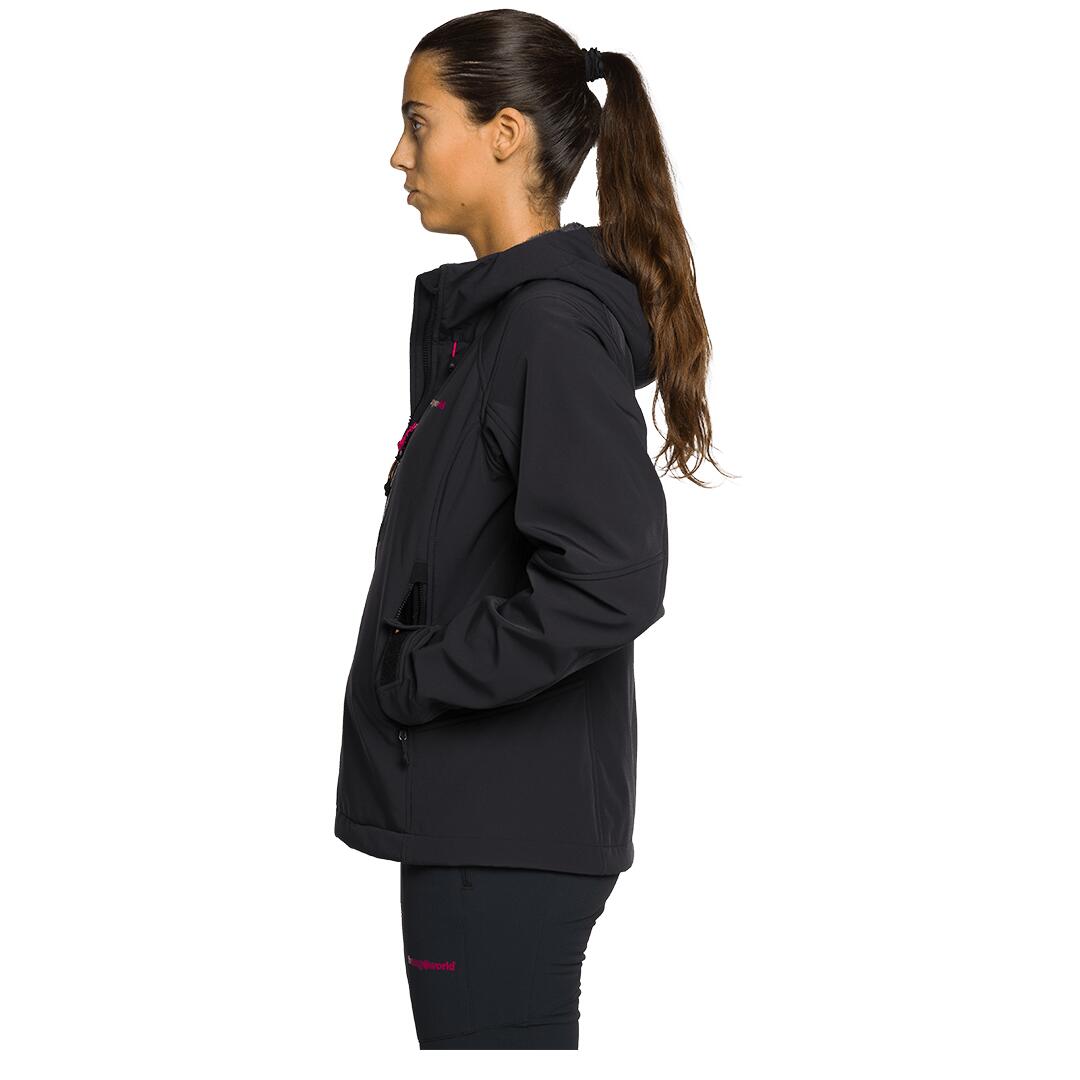 Softshell para Mujer Trangoworld Segnes Negro 3/7