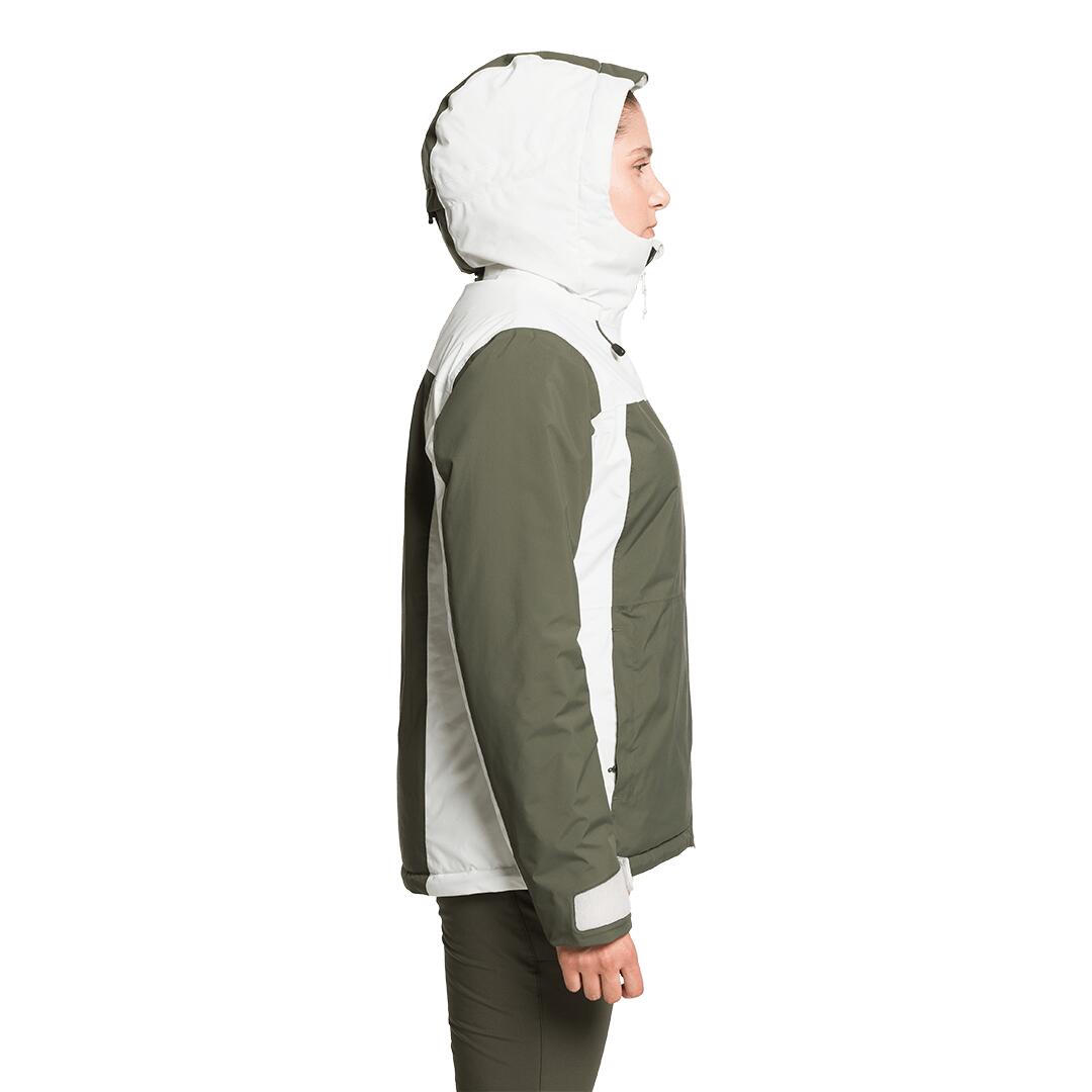 Chaqueta para Mujer Trangoworld Gawler termic Blanco/Verde Impermeable 6/7