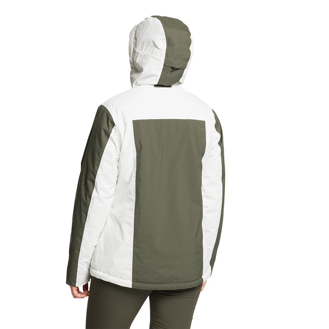 Chaqueta para Mujer Trangoworld Gawler termic Blanco/Verde Impermeable 5/7