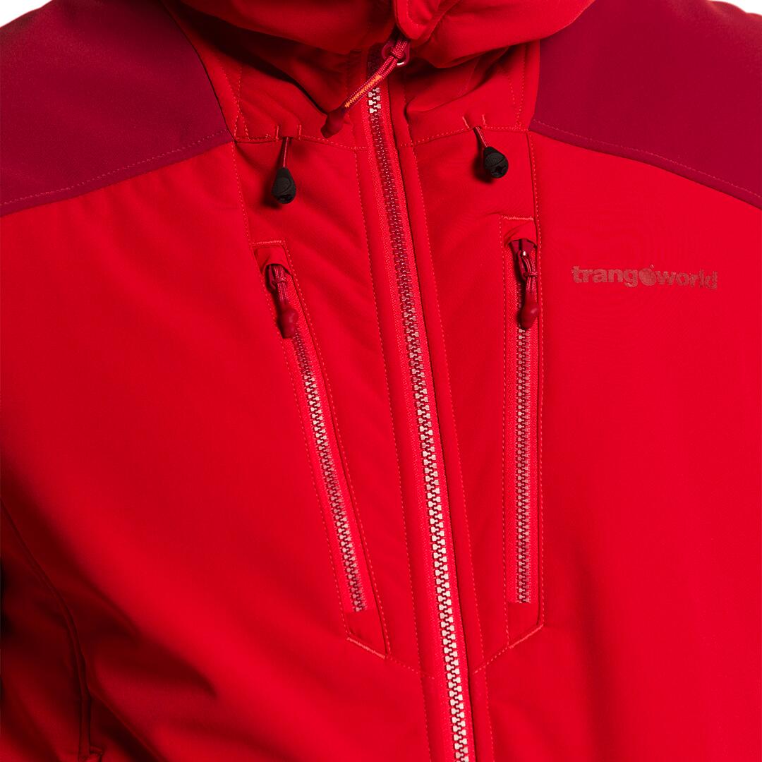 Cortaviento para Hombre Trangoworld Norwich v02 Rojo/Rojo 5/7