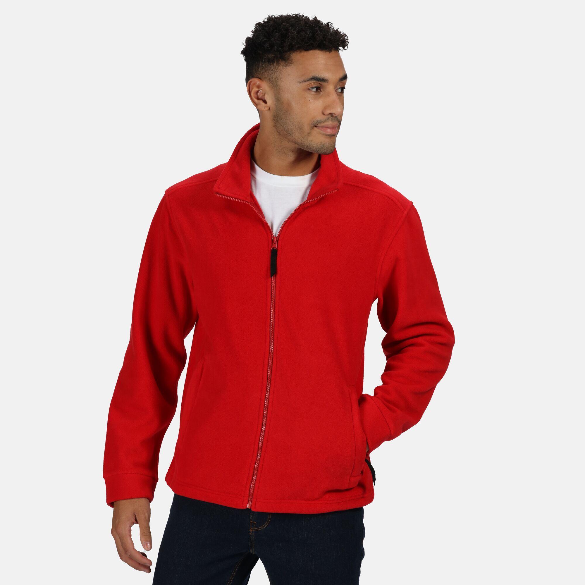 Men's fleece jacket (Red)