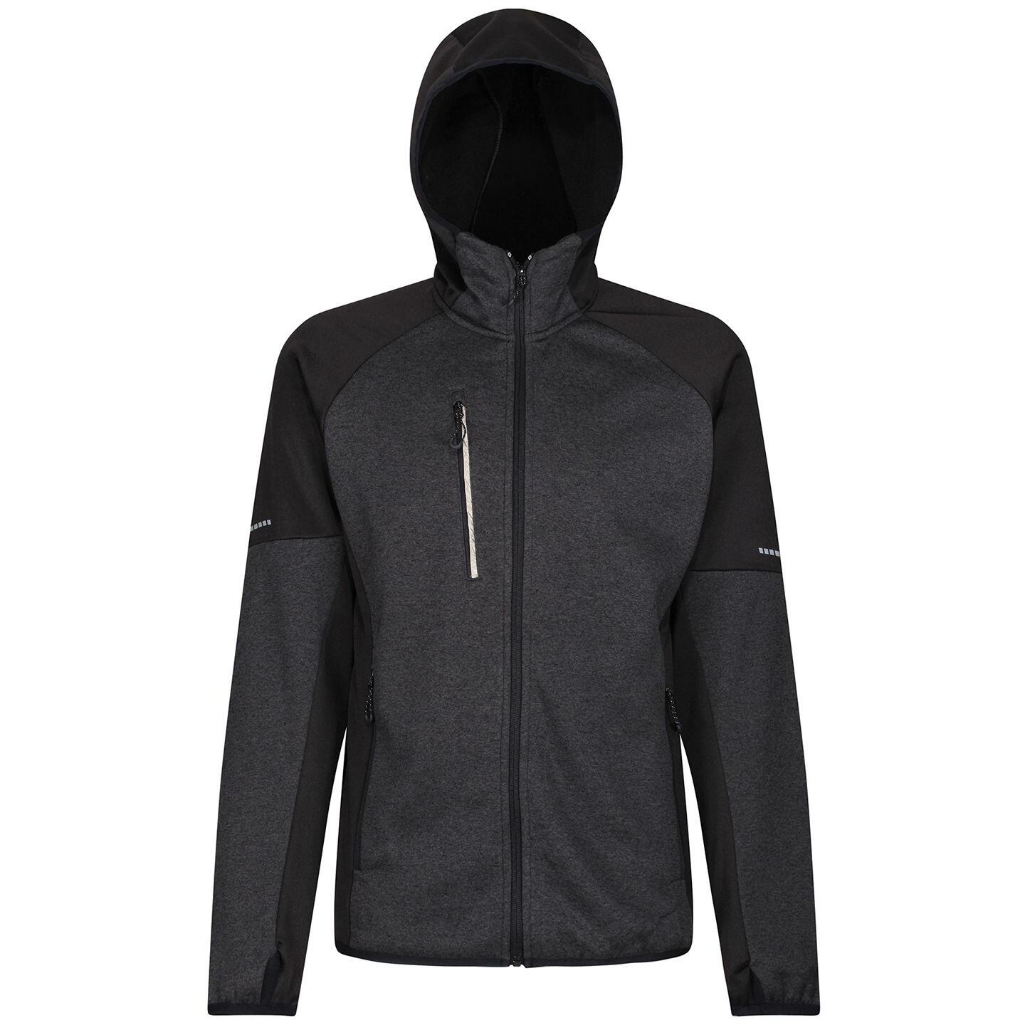 Mens XPro Coldspring II Fleece Jacket (Black/Grey Marl) 1/5