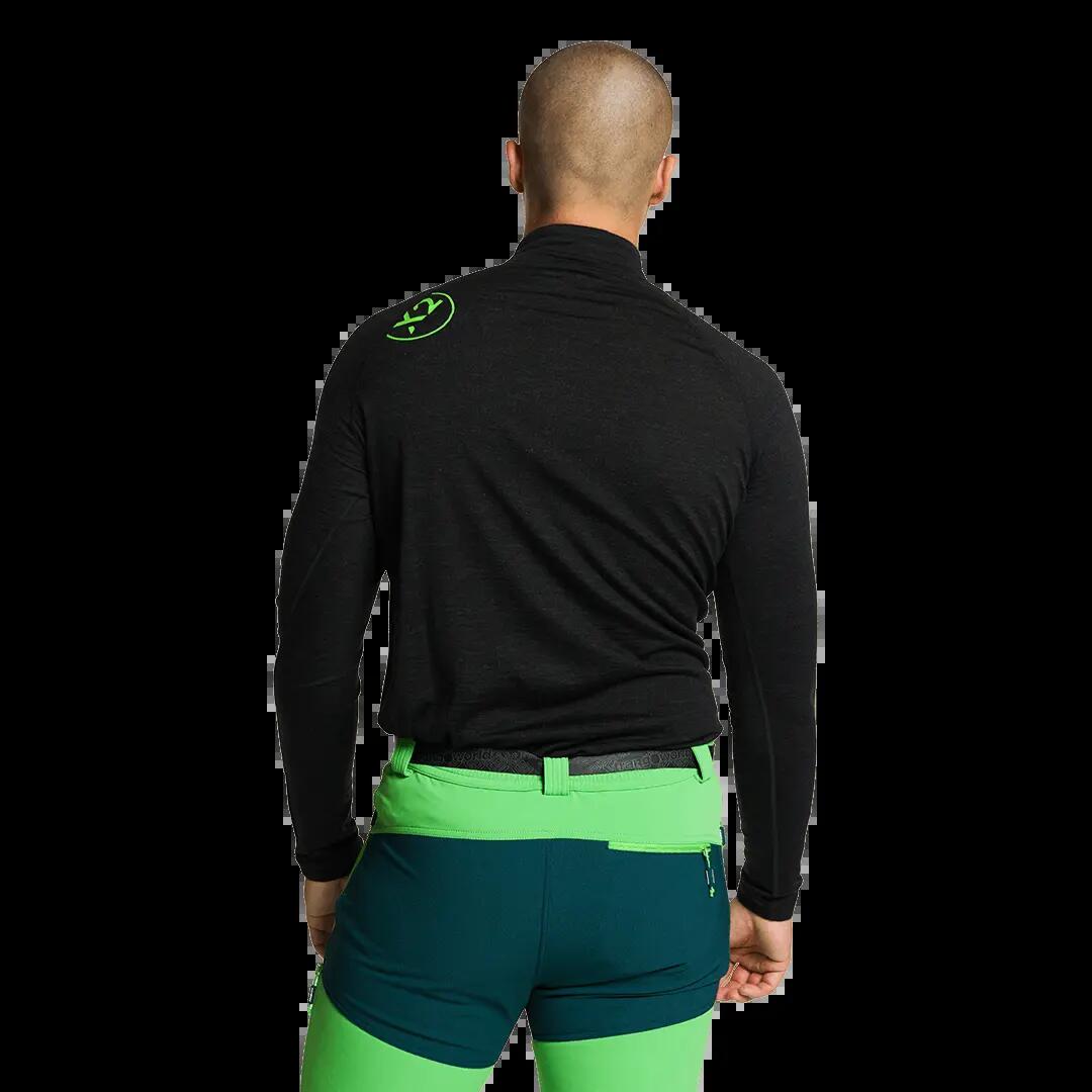 Camiseta térmica manga larga para Hombre Trangoworld Trx2 wool evo Negro 2/4
