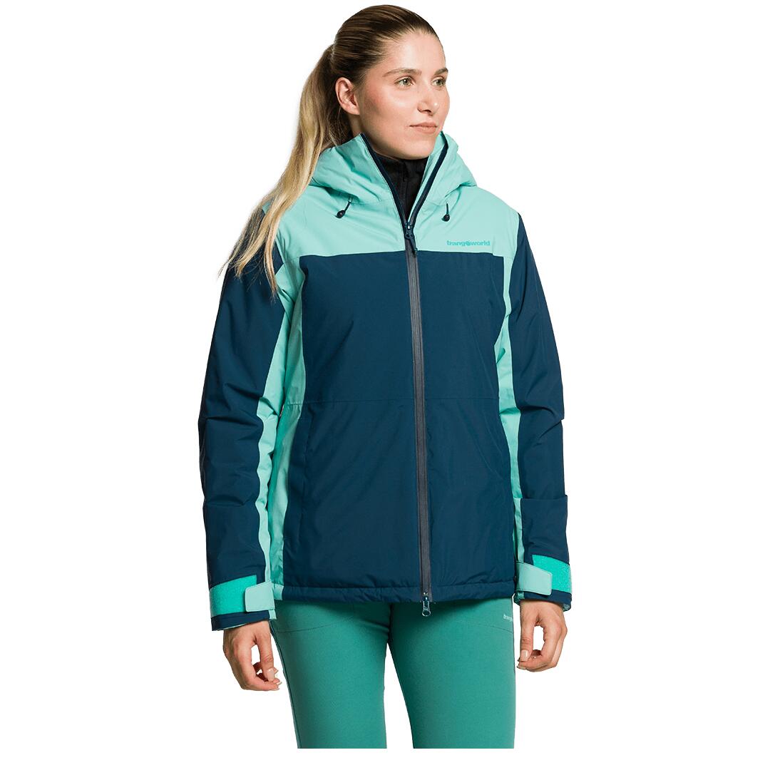 Chaqueta para Mujer Trangoworld Gawler termic Azul/Azul Impermeable Transpirable 5/7