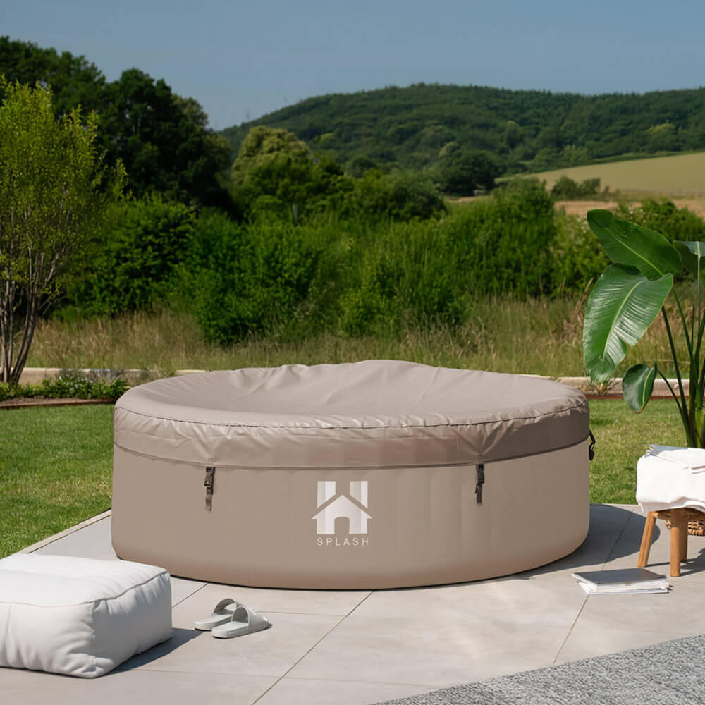Outdoor Whirlpool inkl. Zubehör und Sonnendach SPLASH - Ø208 cm 6 Personen 3/7