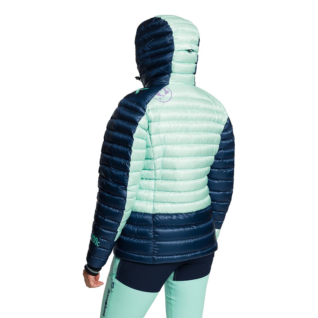 Plumífero para Mujer Trangoworld Trx2 800 wm evo Verde/Azul/Negro 180g 800cuin 3/7