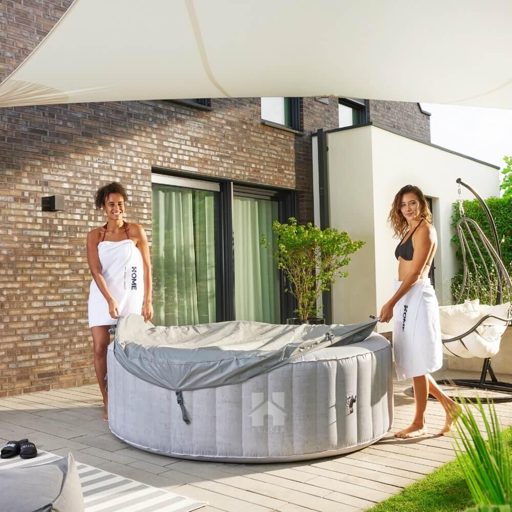 Spa gonflable extérieur SPLASH Ø208 cm, 6 pers., avec accessoires et toit 7/7
