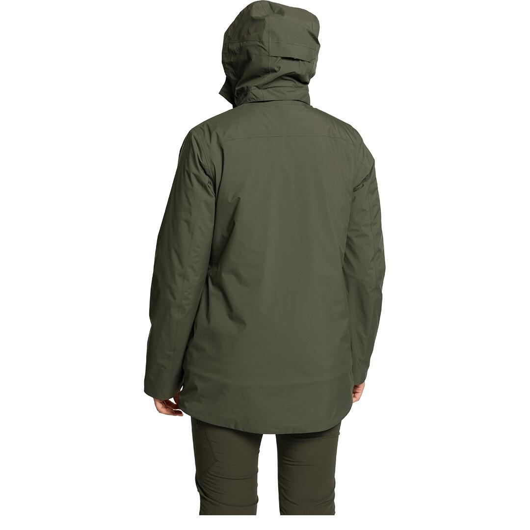 Chaqueta 3 en 1 para Mujer Trangoworld Lohra complet Verde/Negro Impermeable 2/7