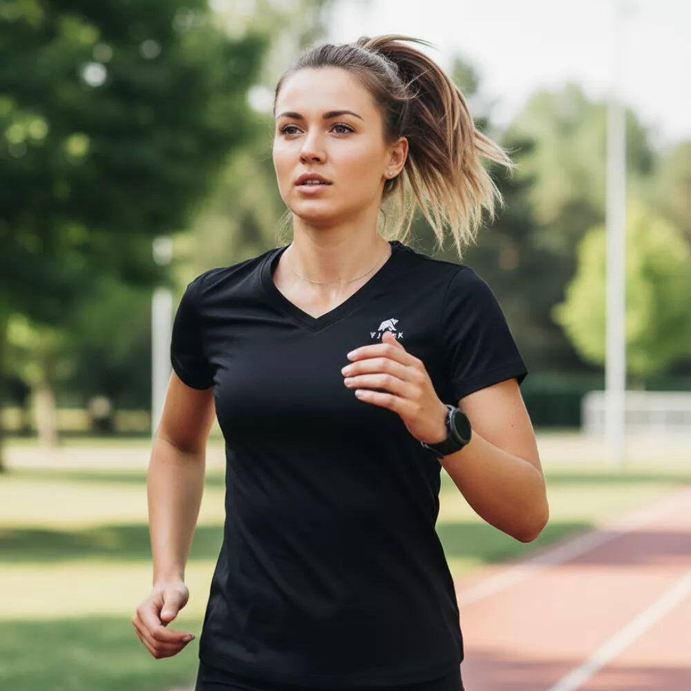 Performance Sport-T-Shirt Damen 3/8