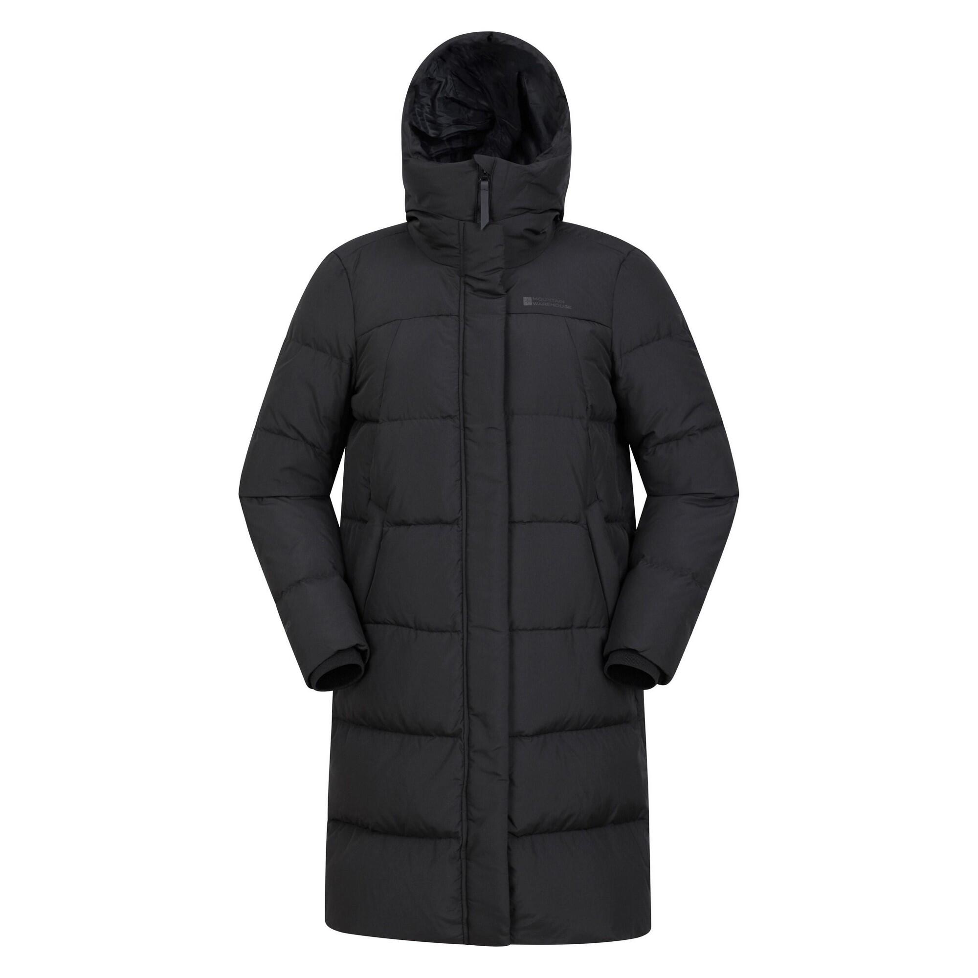 MOUNTAIN WAREHOUSE Womens/Ladies Andes Extreme Long Down Jacket (Black)