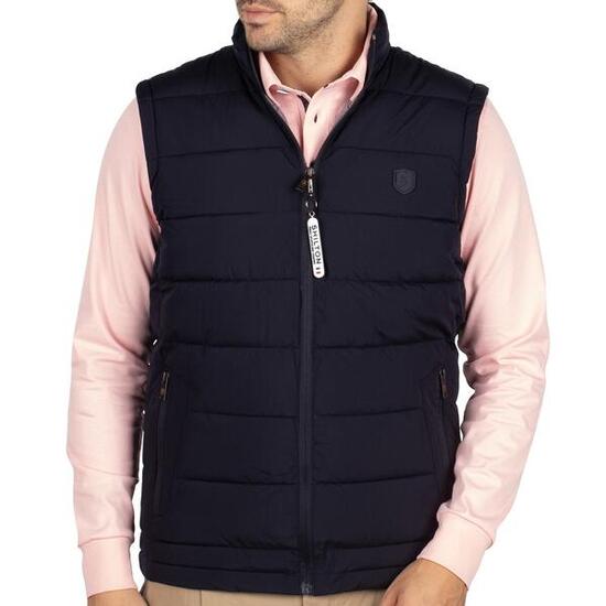 Doudoune sans manche patch homme