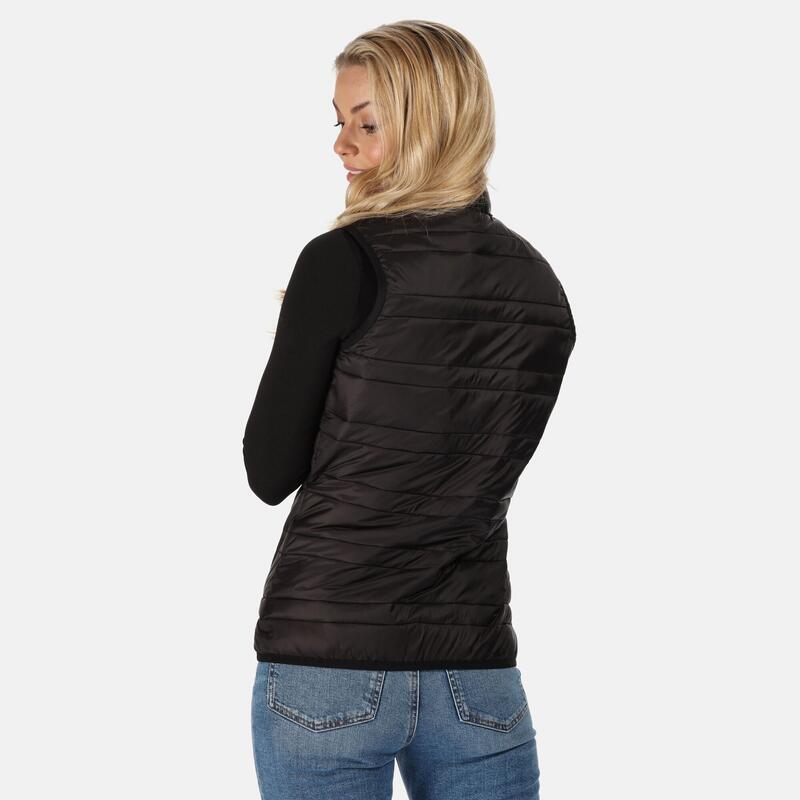 Vrouwen/dames Firedown DownTouch Geïsoleerde Bodywarmer (Zwart)