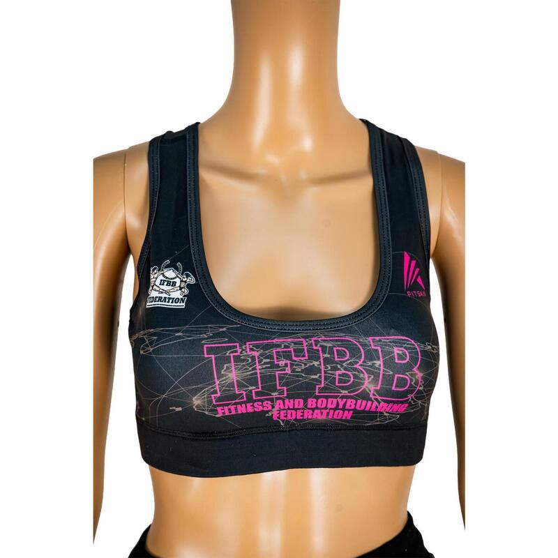 Bustiera poliester - International Fitness and Body Building Federation