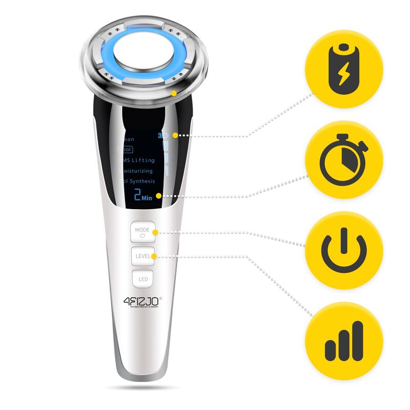 Masajer facial 5 în 1 mezoterapie fără ace EMS Lifting 4FIZJO
