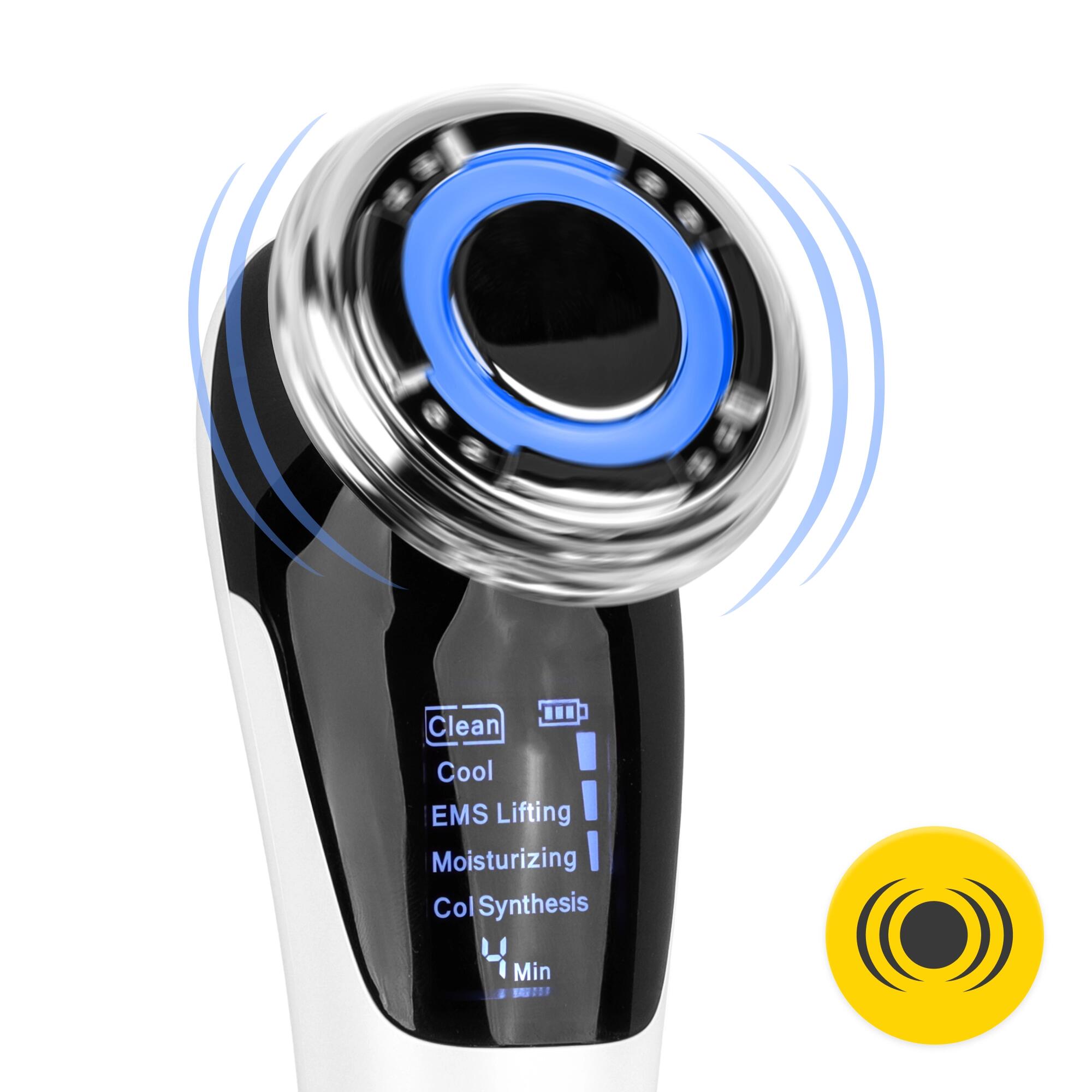 EMS Gesichtsmassagegerät Mesotherapie Anti-Aging Lifting Weiß 4FIZJO 7/7