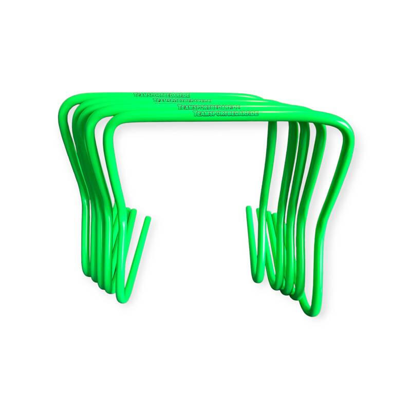 Set 5 obstacole antrenament Team, inaltime 45 cm, verde
