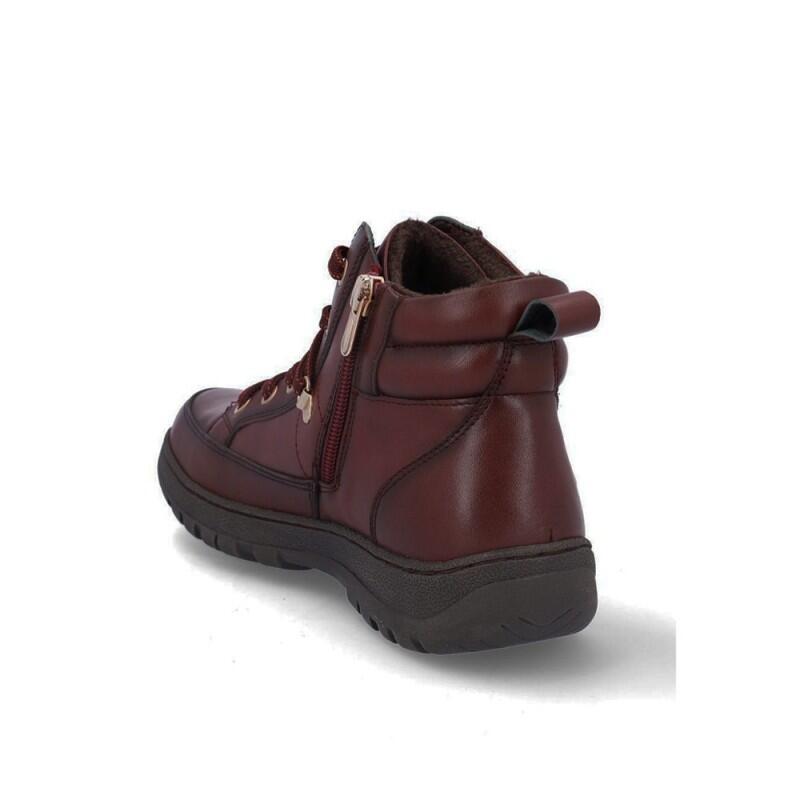Botines Planos Mujer Coronel Tapiocca T712 Burdeos 4/4