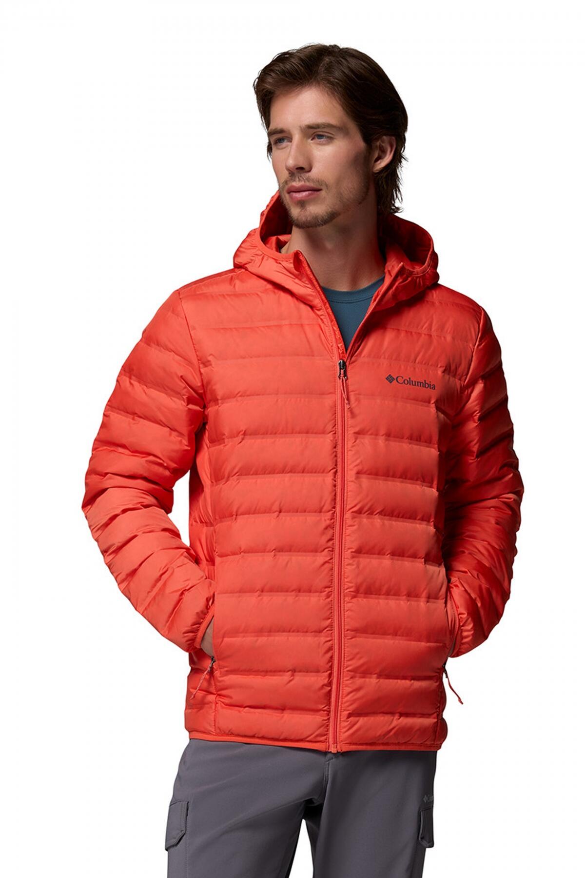 Jaqueta Columbia Modelo Lake 22 Ii Down Hooded Jacket Cor Laranja 4/5
