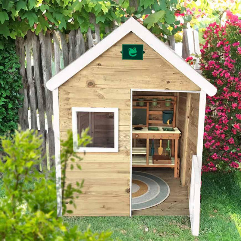 Maisonnette en bois traité pour enfantr MARINA 2/5