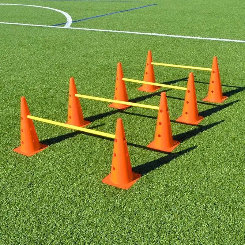 Set agilitate Master Sport – 5 gardulețe reglabile+scăriță 6m+markere 50 buc 8/13