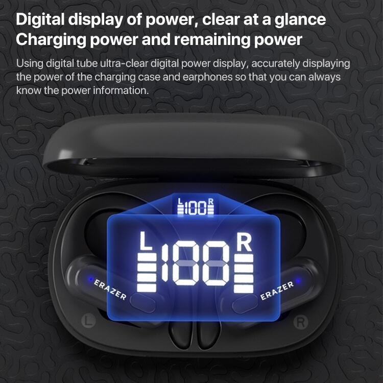 Lenovo Erazer XT60 Pro Bluetooth 5.3 oordopjes sport oordopjes (wit) 6/7