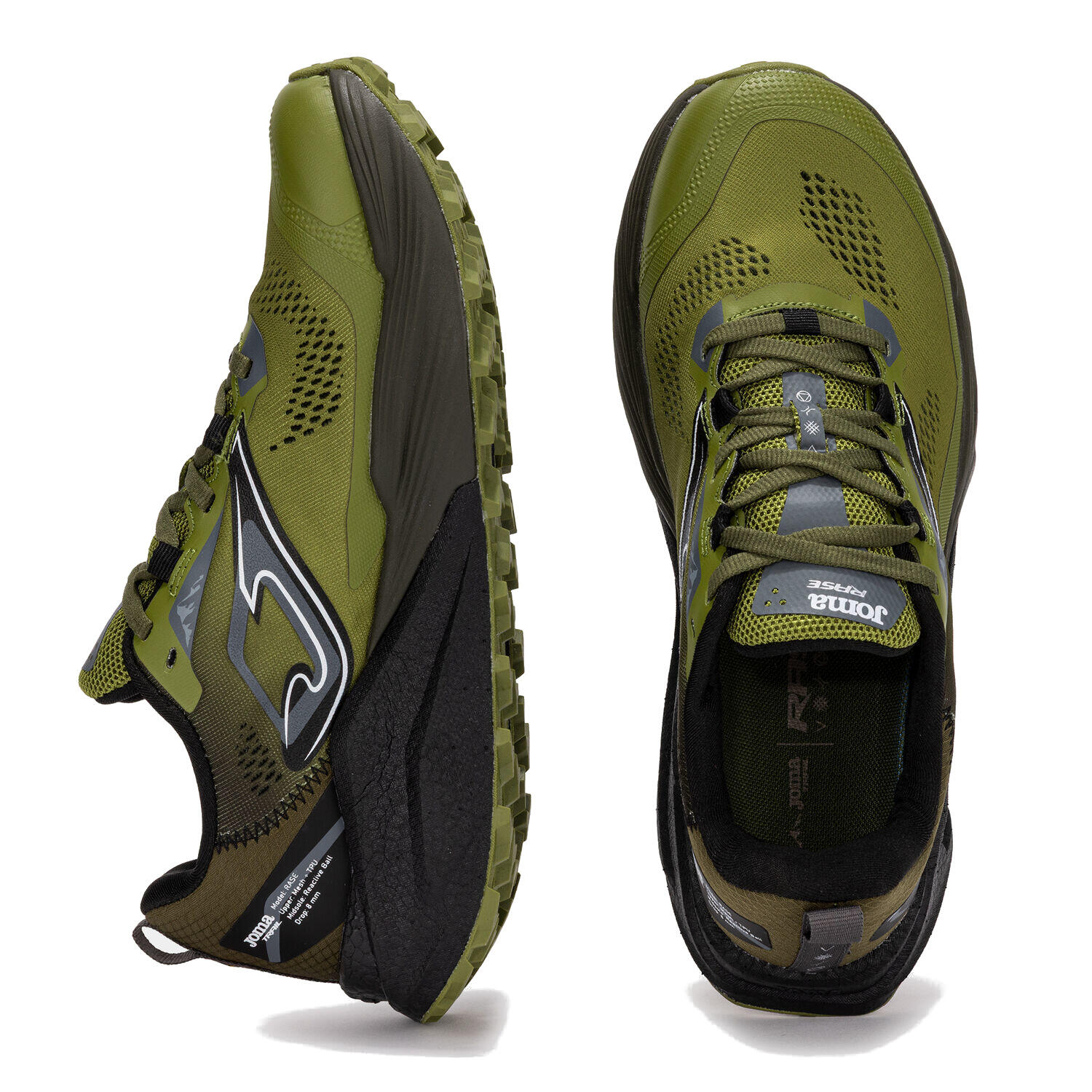 Zapatillas de correr para hombre Joma Rase caqui 4/7