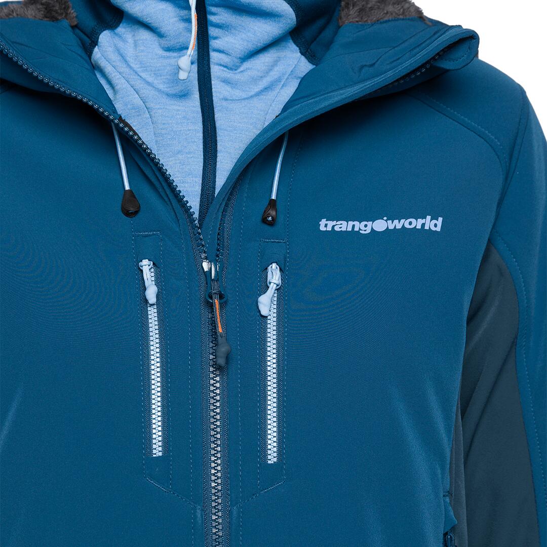 Softshell para Mujer Trangoworld Segnes Azul/Azul 7/7