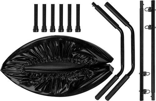 Trampoline - Opvouwbare Fitness Trampoline met Handvat - Zwart - 100 cm 6/7