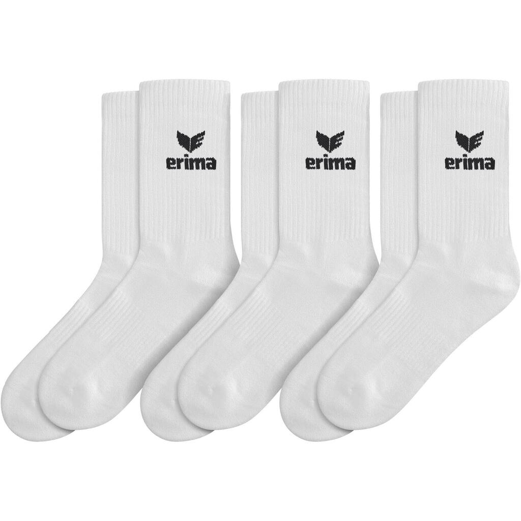 Erima Sportsokken 3pack Nieuw Wit