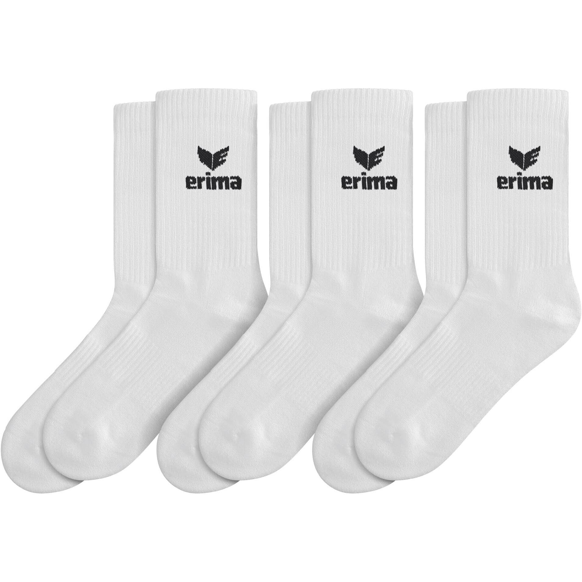 Erima - Chaussettes Erima (x3) - Chaussettes - Blanc - 35/38 - Decathlon