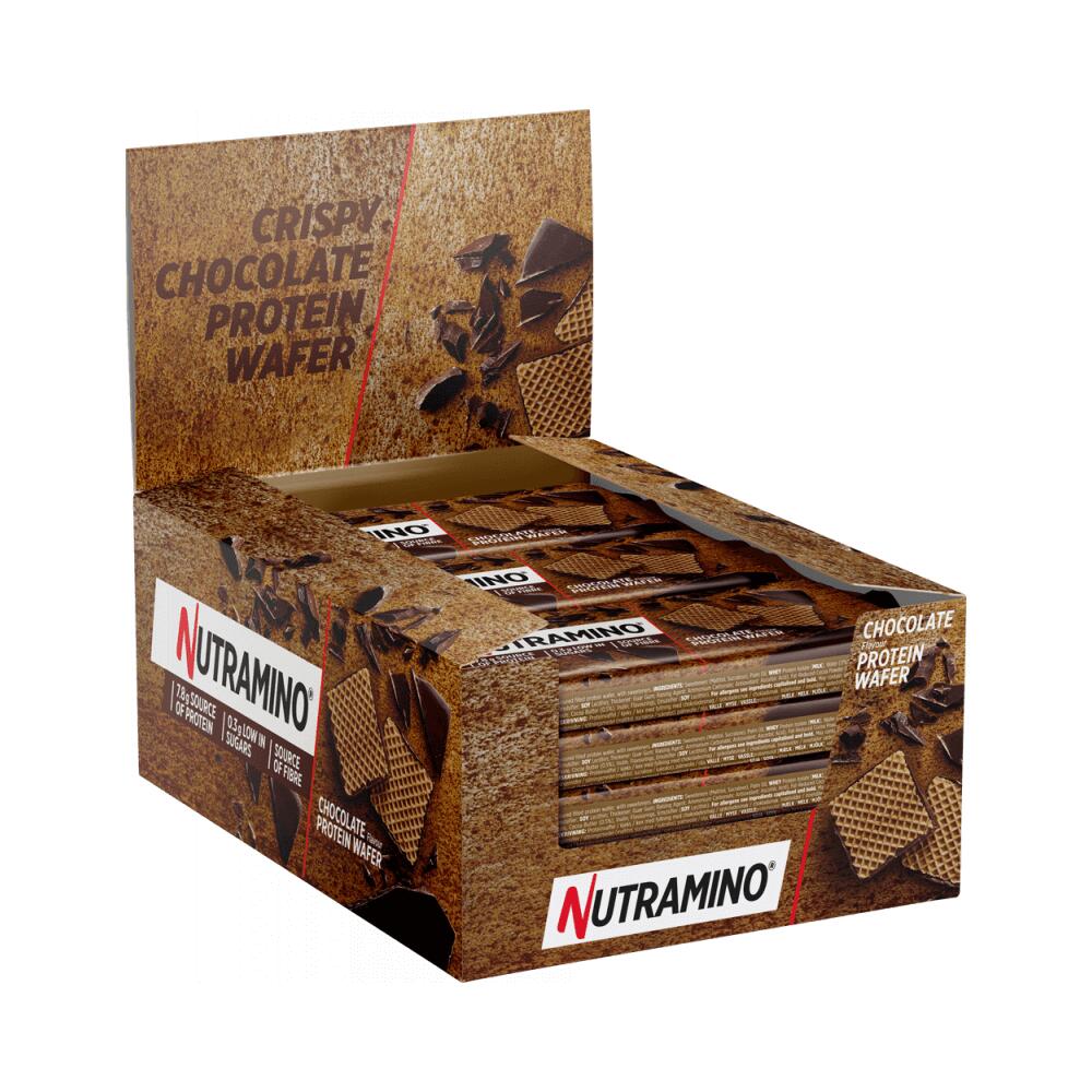 Nutramino - Nutramino Protein Wafer (12x39g) Hazelnut - Barres - Barres Protéinées - Gaufrette Protéiné - Decathlon