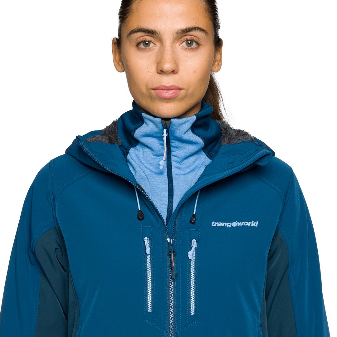 Softshell para Mujer Trangoworld Segnes Azul/Azul 6/7