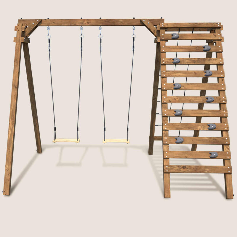 Aire de jeux en bois pour enfants Tristan 2/5