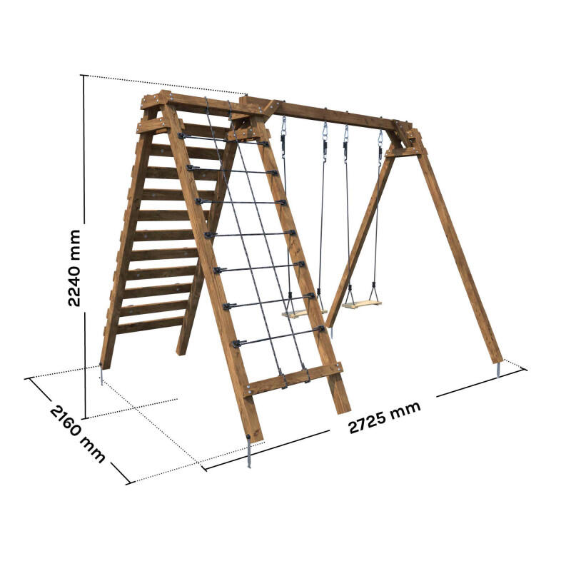 Aire de jeux en bois pour enfants Tristan 4/5