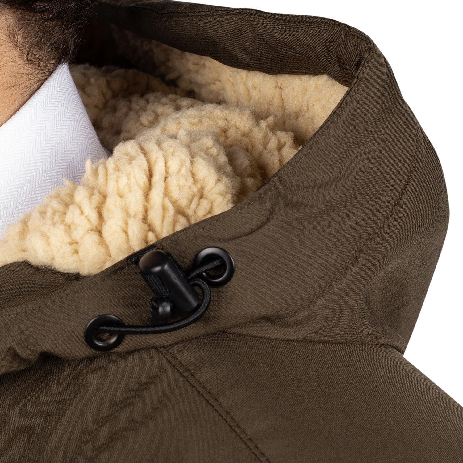 Parka à capuche patch homme 4/7