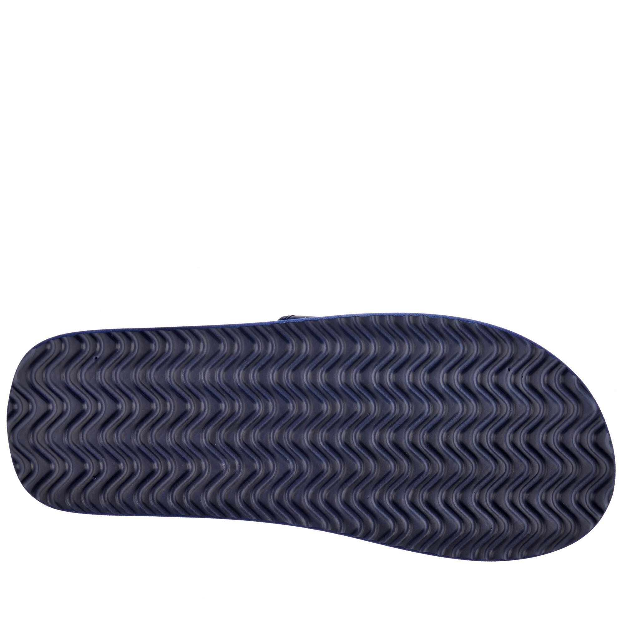 Ciabatte da uomo in sintetico blu da piscina 4/6