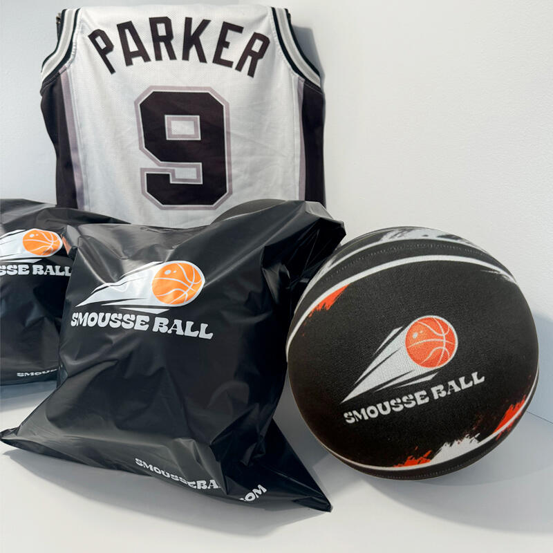 Smousse Ball taille 7, ballon de basket d’intérieur et silencieux 5/8