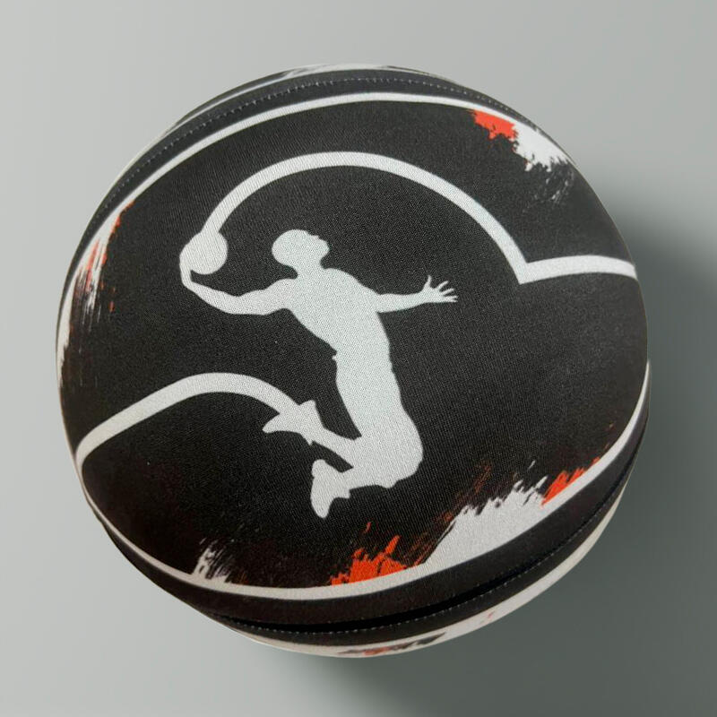 Smousse Ball taille 7, ballon de basket d’intérieur et silencieux 4/8