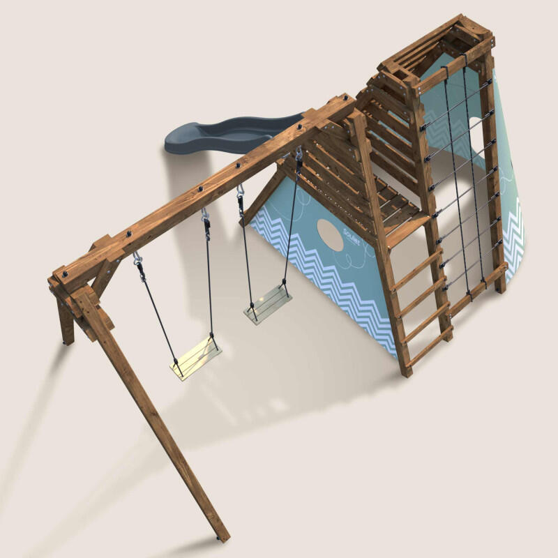 Aire de jeux avec tipi et toboggan APOLLON 5/5