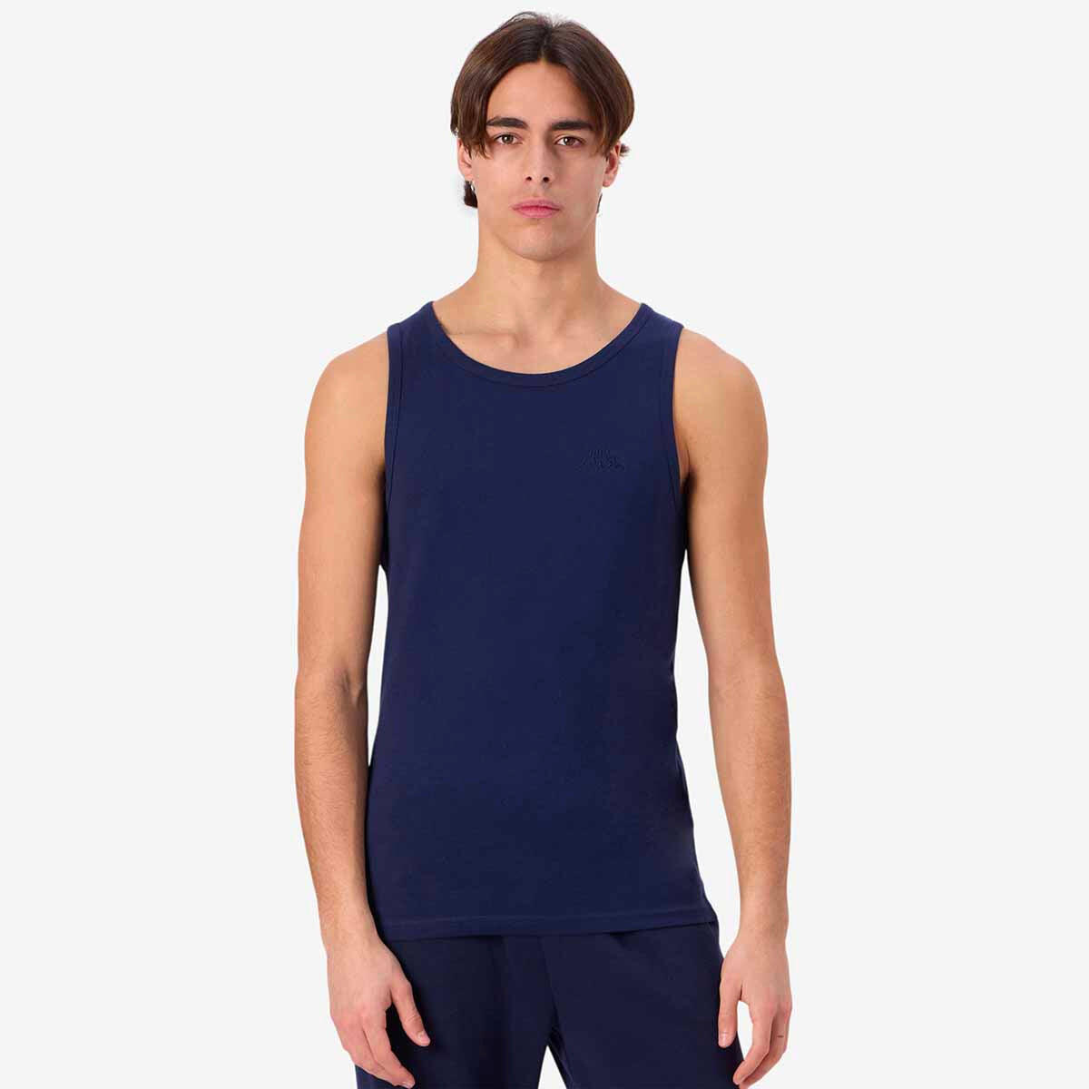 Kappa - Débardeur Marine Homme Kappa Carsenac - Débardeur - Bleu - Decathlon