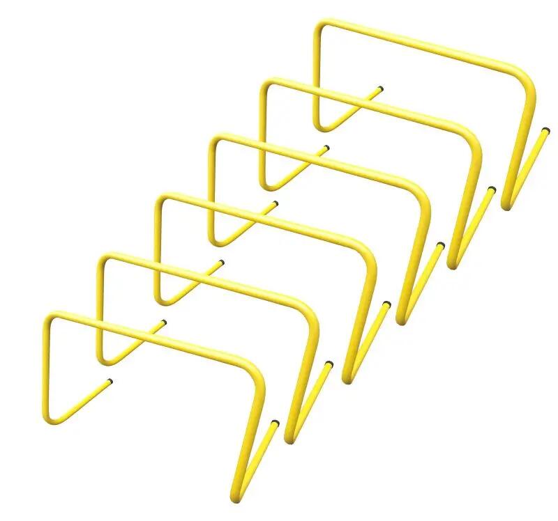 Set 6 obstacole gardulete antrenament Anastasia Sport, inaltime 30 cm, metalice 1/3