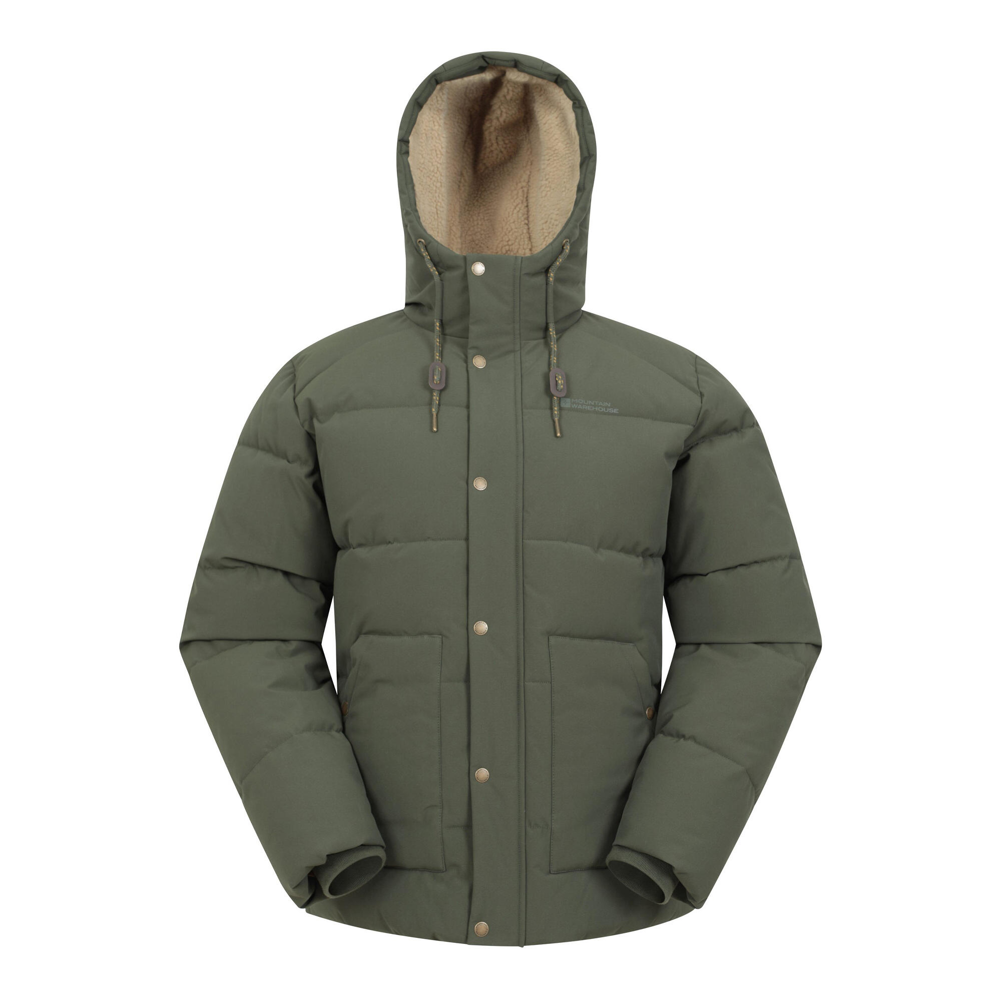 MOUNTAIN WAREHOUSE Mens Manta Padded Jacket (Khaki Green)