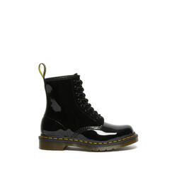DR MARTENS 1460 W Black Patent Lamper - Bottes