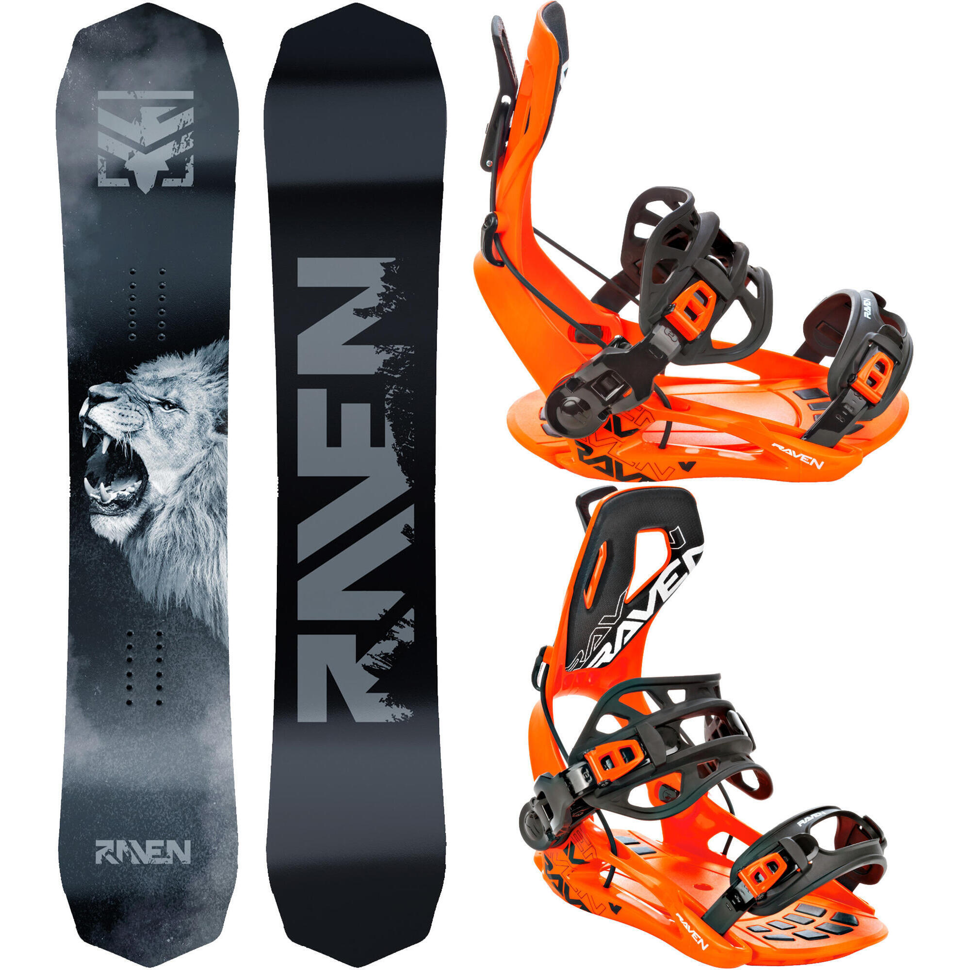 RAVEN Snowboard set Raven Lion + vázání Raven FT360