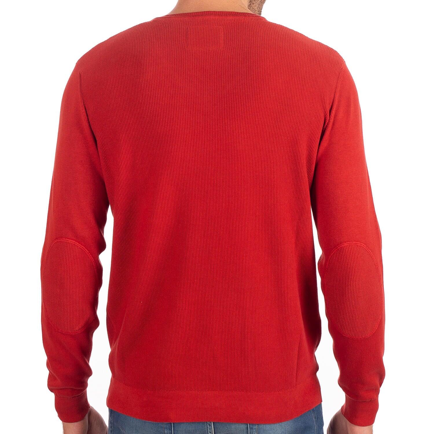 Pull col V nid d'abeille homme 2/5