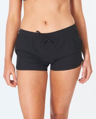 Damen Classic Surf 3" Boardshorts - Schwarz