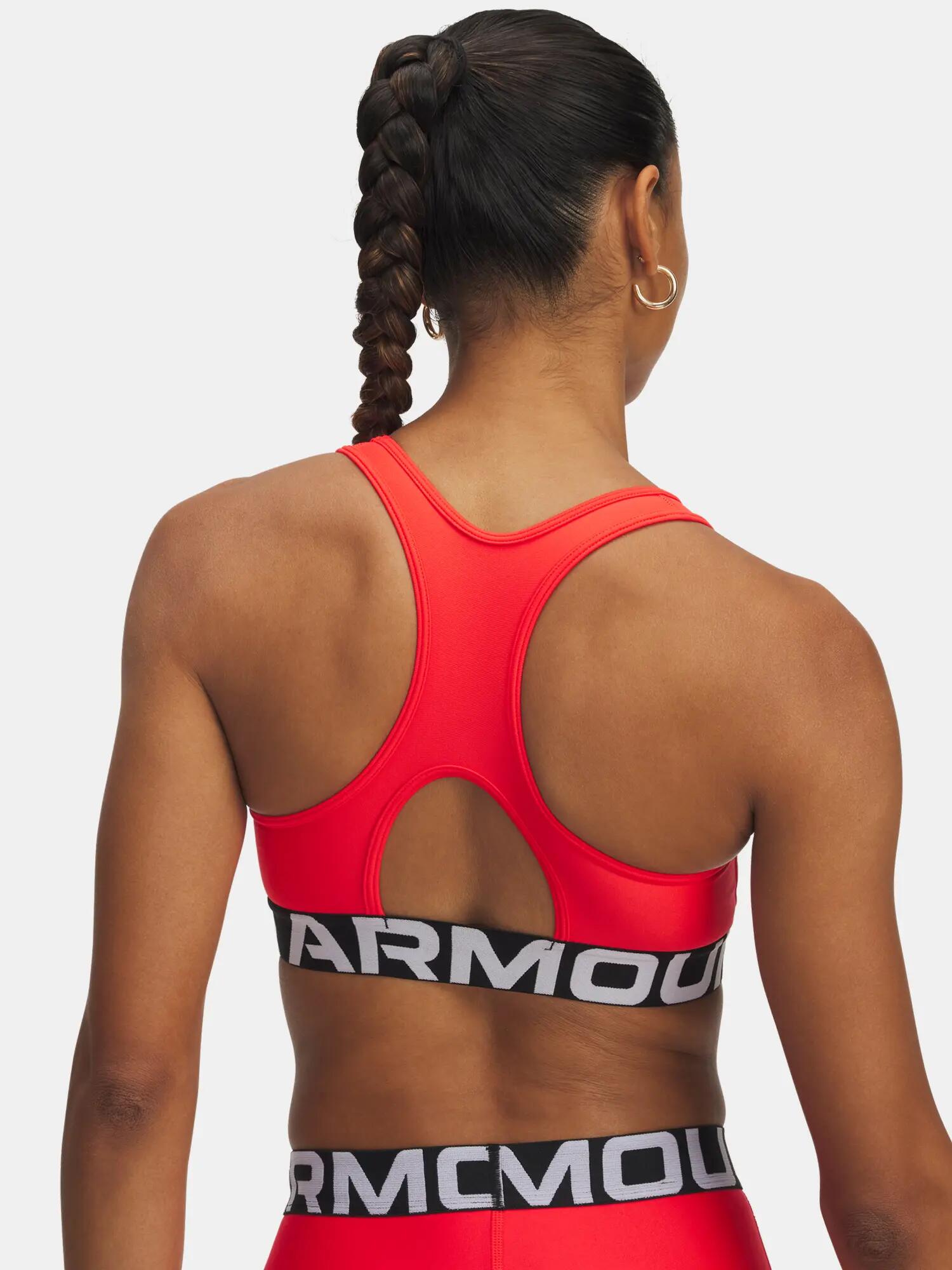 Női Under Armour UA HG Mid Branded-RED sportmelltartó 2/2