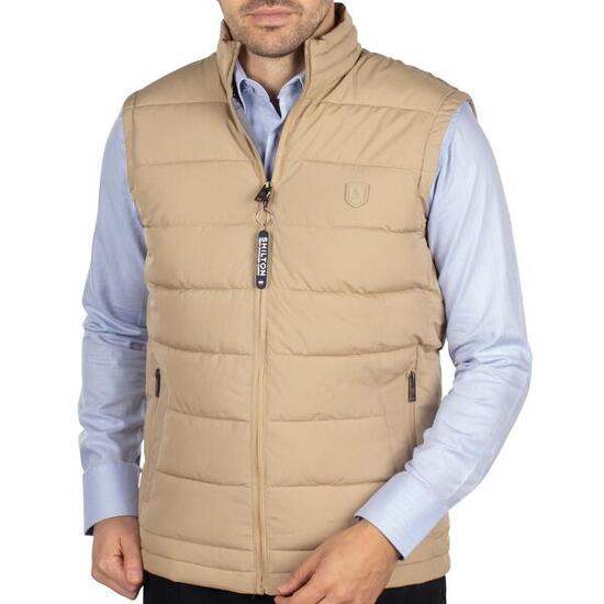 Doudoune sans manche patch homme